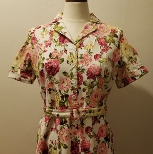 Lindy Bop Shirt Dress UK18 US XXL EUC